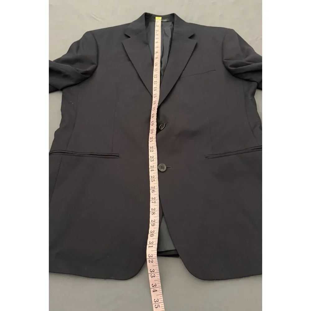 Lauren By Ralph Lauren Sport Coat Blazer Mens 40R Blue Green Label 100% Wool